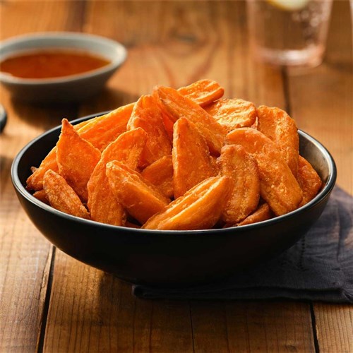 WEDGES SWEET POTATO CRINKLE CUT 1.1KG(6) # 13216 EDGELL